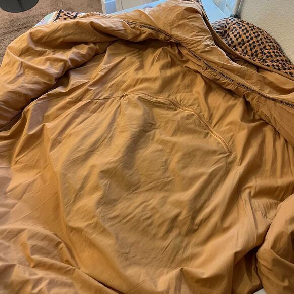 Free People Pria Packable Printed Hooded Zip Up Puffer Jacket Size XL - Picture 6 of 15